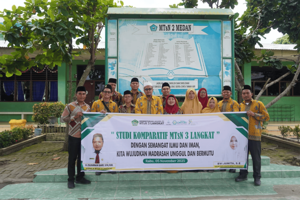 MTsN 2 Medan Terima Kunjungan Studi Tiru MTsN 3 Langkat