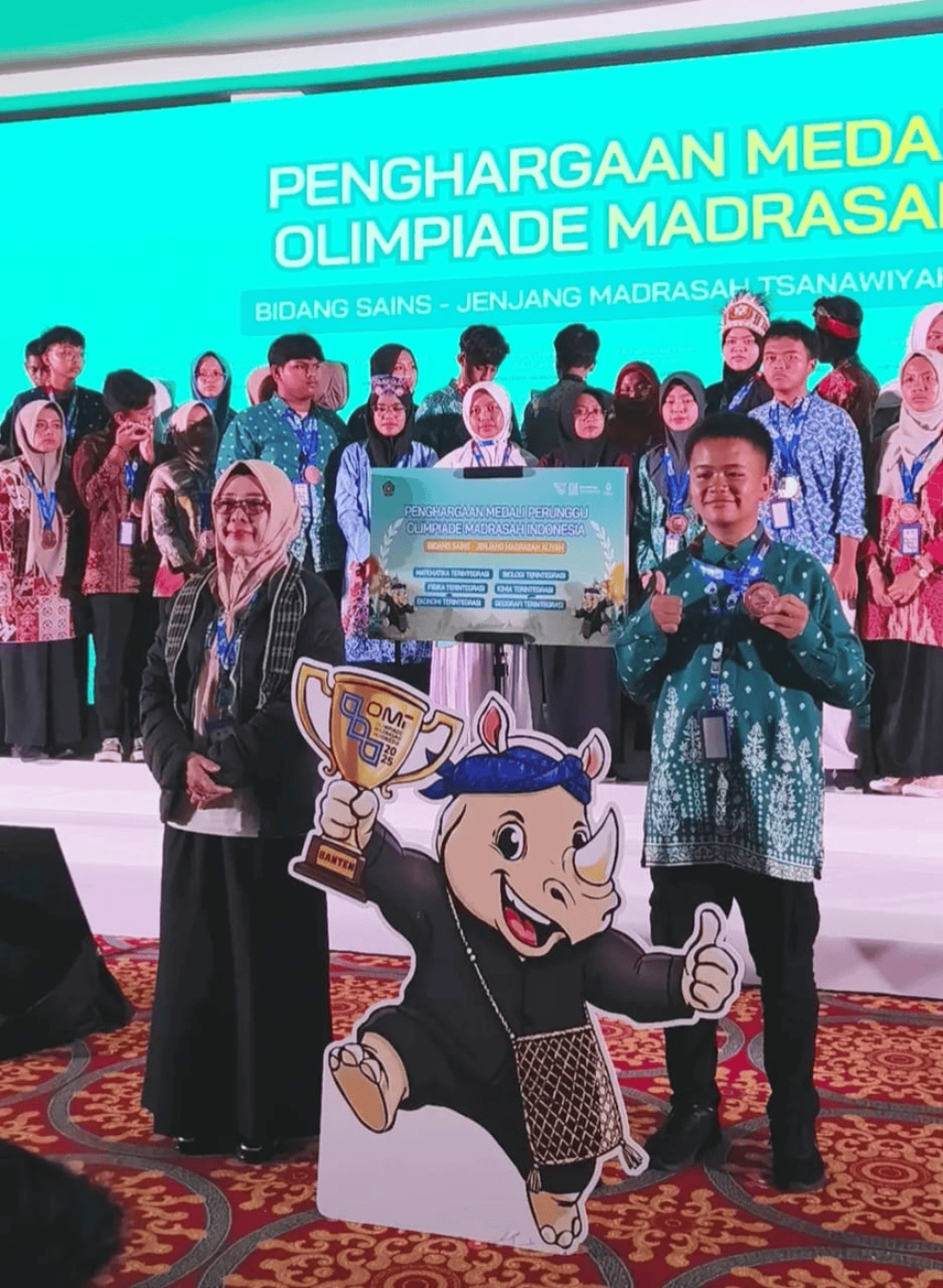 Siswa MTsN 2 Medan Raih Medali Perunggu Matematika di Ajang OMI Nasional 2025