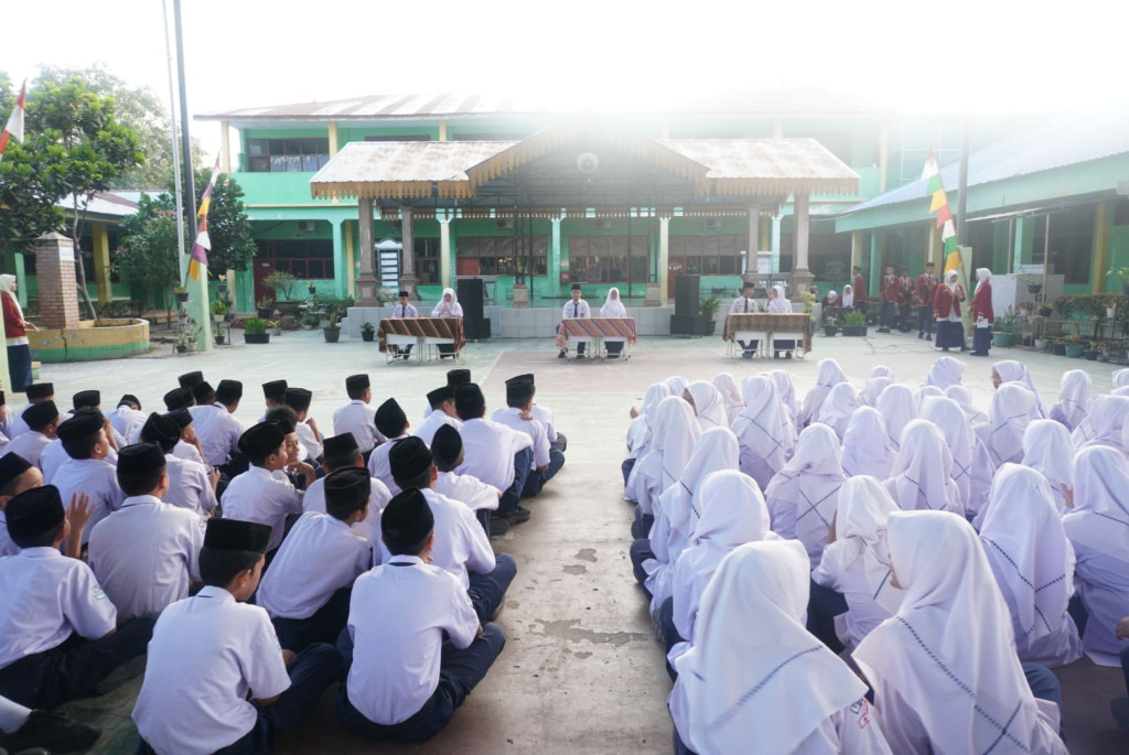 MTsN 2 Medan Gelar Talkshow Calon Ketua dan Wakil Ketua OSIM Periode 2026–2027