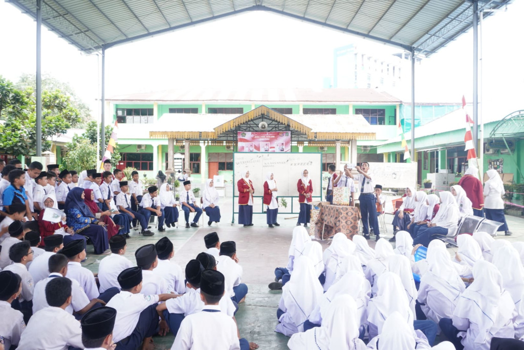 MTsN 2 Medan Gelar Pesta Demokrasi OSIM 2026 - 2027