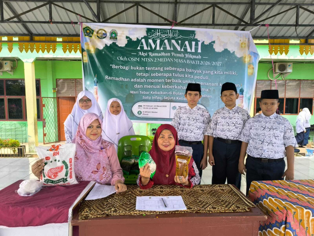 MTsN 2 Medan Gelar Aksi Berbagi Ramadhan Penuh Hikmah 