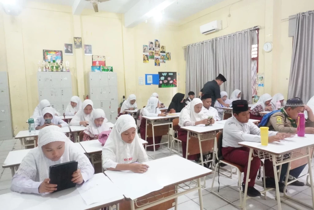 Simulasi CBT PMBM MTsN 2 Medan Berjalan Lancar