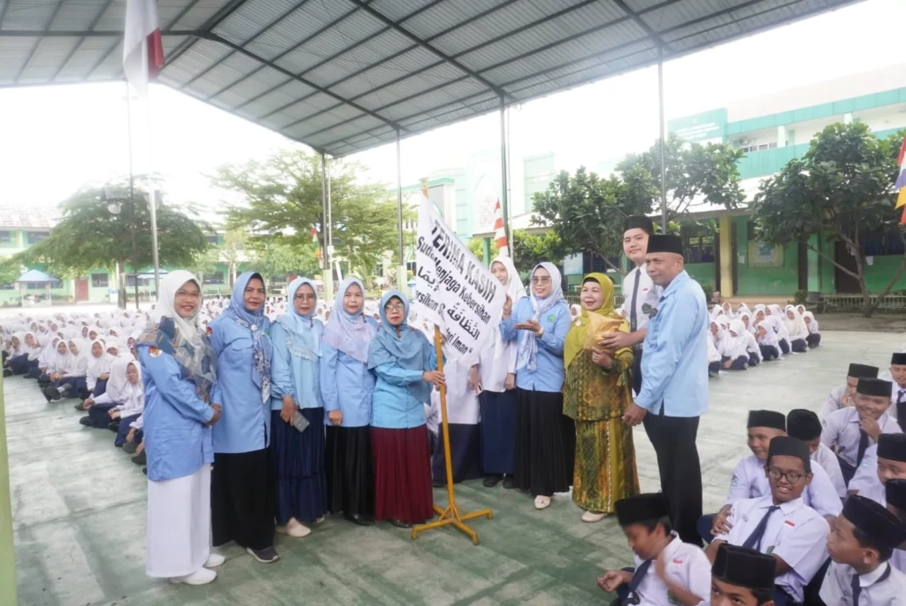 Program Kelas Terbersih MTsN 2 Medan Berjalan Konsisten