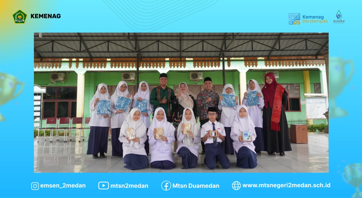 10 Siswa Terbaik UKBI MTsN 2 Medan